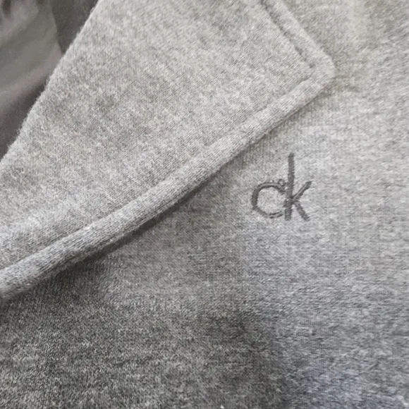 [ CALVIN KLEIN JEANS] boys size 7, layered  gray/ black jacket/ blazer- coat all