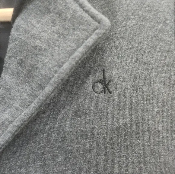 [ CALVIN KLEIN JEANS] boys size 7, layered  gray/ black jacket/ blazer- coat all