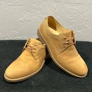 🔥🔥 JOHNSTON &amp; MURPHY NuBuck Sheepskin DERBY Oxford Dress Shoes #20-4430  Sz 8.