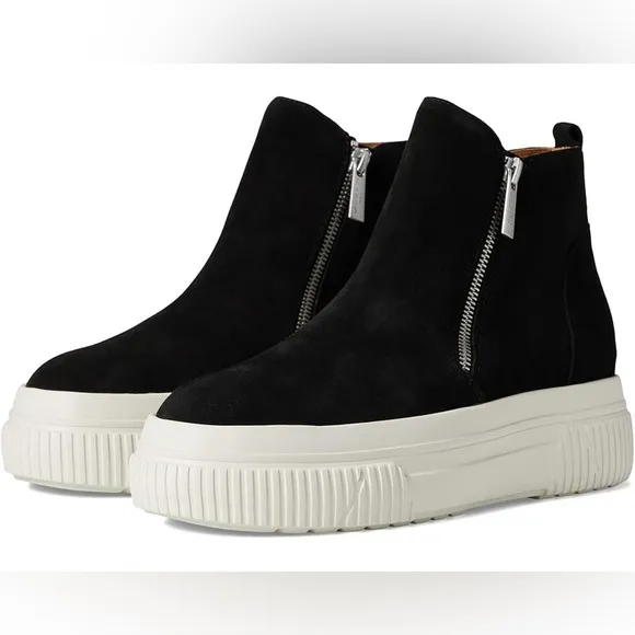 🤩 NWT New J/Slides J Slides Black Suede Wyona WP Zipper 6 Waterproof Platform