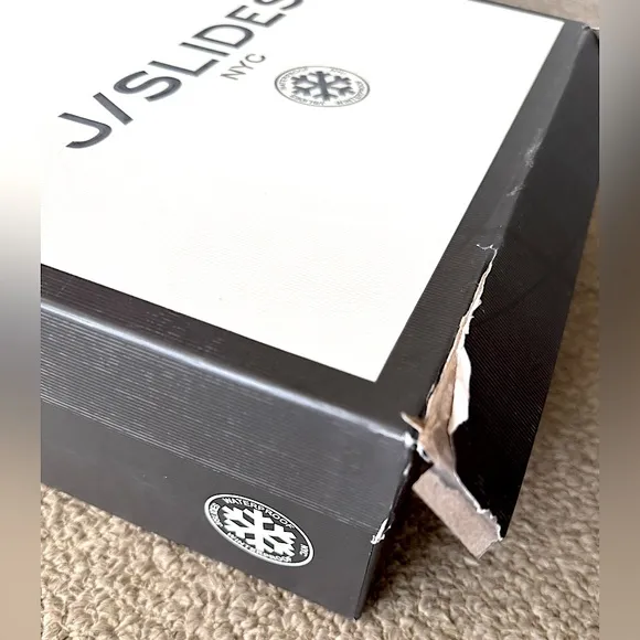 🤩 NWT New J/Slides J Slides Black Suede Wyona WP Zipper 6 Waterproof Platform