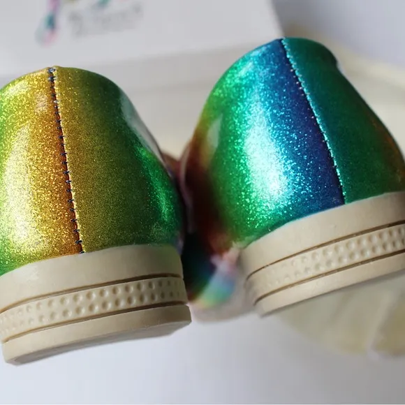 🆕 Pip Squeak's Rainbow 🌈 Bow Flats Size 33 = 3