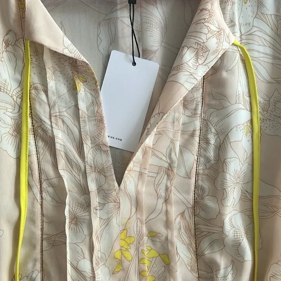 🆕 Reiss Carlotta Tie Waist Flippy Mini Dress Size 10
