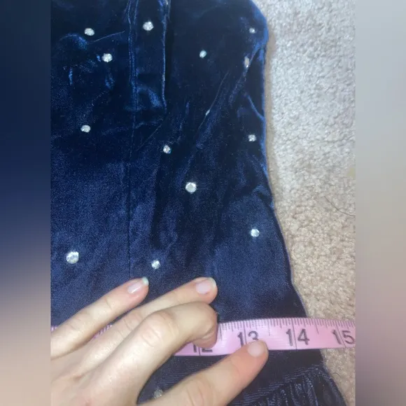 🇺🇸 Vintage Velvet Strapless Dress