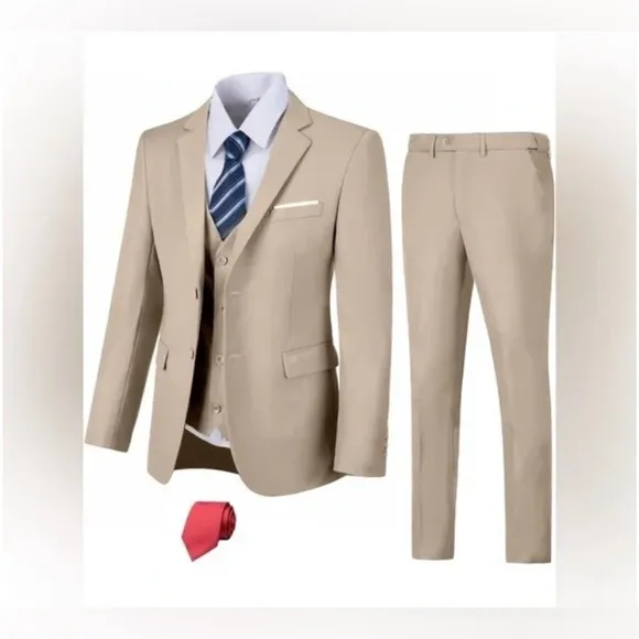 0294 Men's Suits 3 Pieces Slim Fit Suit