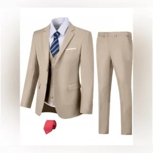 0294 Men's Suits 3 Pieces Slim Fit Suit
