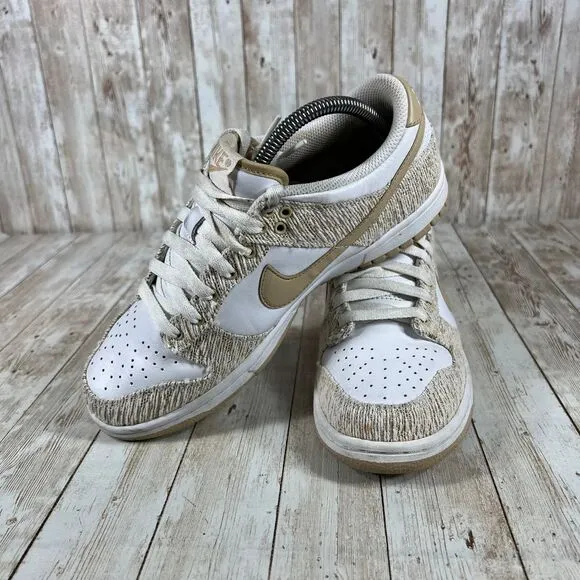 2007 Nike‎ Dunk Low Oatmeal Linen Size 9 Women's 309324-221 Vintage