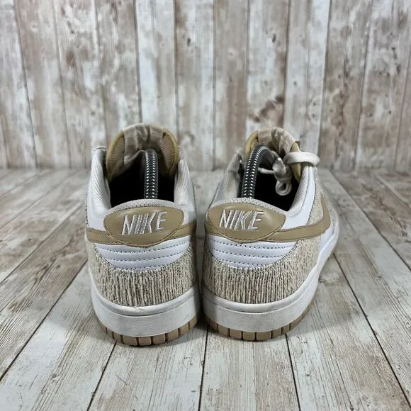 2007 Nike‎ Dunk Low Oatmeal Linen Size 9 Women's 309324-221 Vintage
