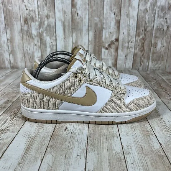 2007 Nike‎ Dunk Low Oatmeal Linen Size 9 Women's 309324-221 Vintage
