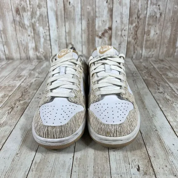 2007 Nike‎ Dunk Low Oatmeal Linen Size 9 Women's 309324-221 Vintage