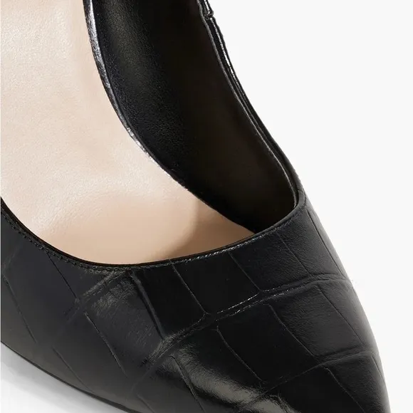 4STUART WEITZMANDancer 95 croc-effect leather pumps