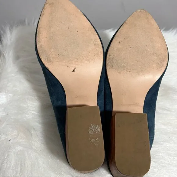 Able (Local   Global) Rojas Blue Suede Mule - 9.5