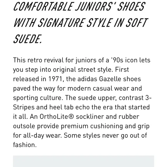 Adidas Gazelle Juniors' Suede Shoes