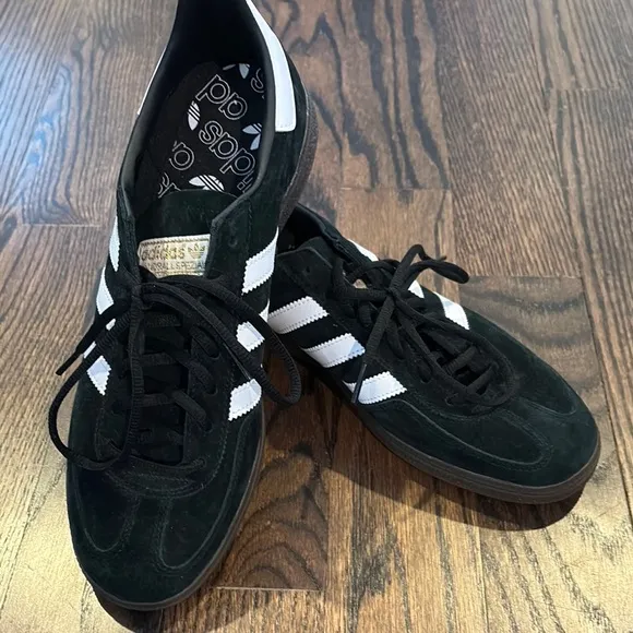 Adidas Handball Spezial Men's Black and White Sneakers Size 11