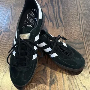 Adidas Handball Spezial Men's Black and White Sneakers Size 11