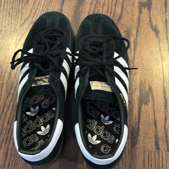 Adidas Handball Spezial Men's Black and White Sneakers Size 11