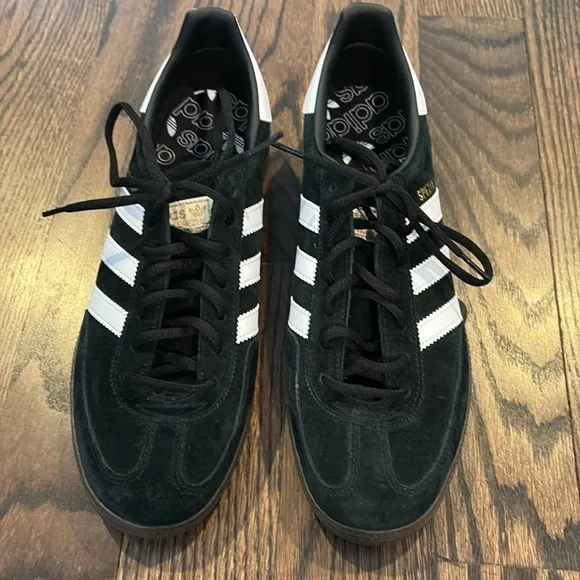 Adidas Handball Spezial Men's Black and White Sneakers Size 11