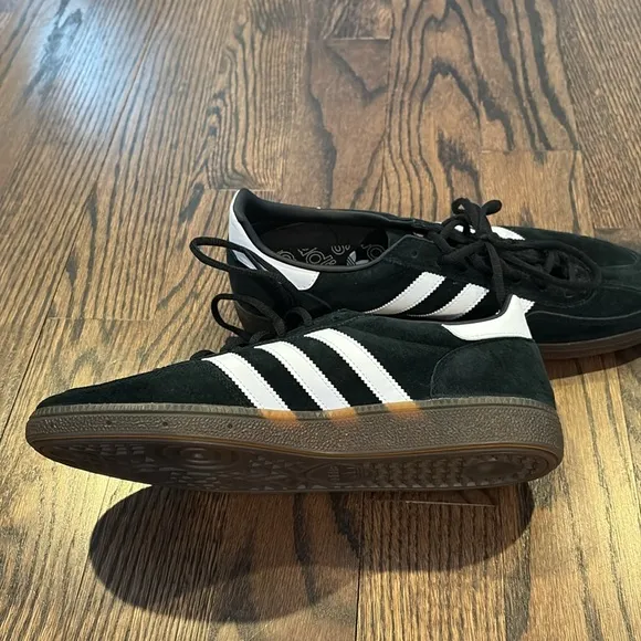Adidas Handball Spezial Men's Black and White Sneakers Size 11