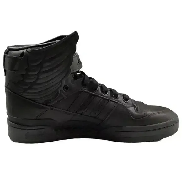 Adidas Jeremy Scott High Wings 4.0 Originals Mens 9 Sneakers Shoes Black NEW