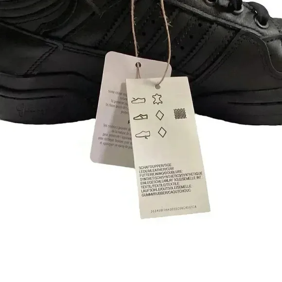 Adidas Jeremy Scott High Wings 4.0 Originals Mens 9 Sneakers Shoes Black NEW