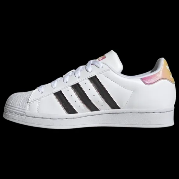 adidas Originals Superstar J Shoes White Scratch Me HR0317_040 Big Kids 4.5Y