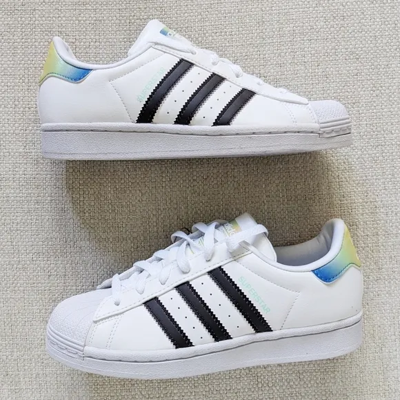 adidas Originals Superstar J Shoes White Scratch Me HR0317_040 Big Kids 4.5Y