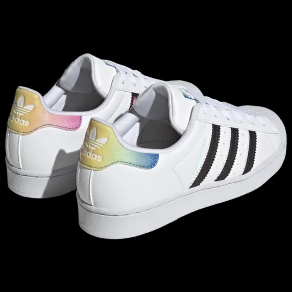 adidas Originals Superstar J Shoes White Scratch Me HR0317_040 Big Kids 4.5Y