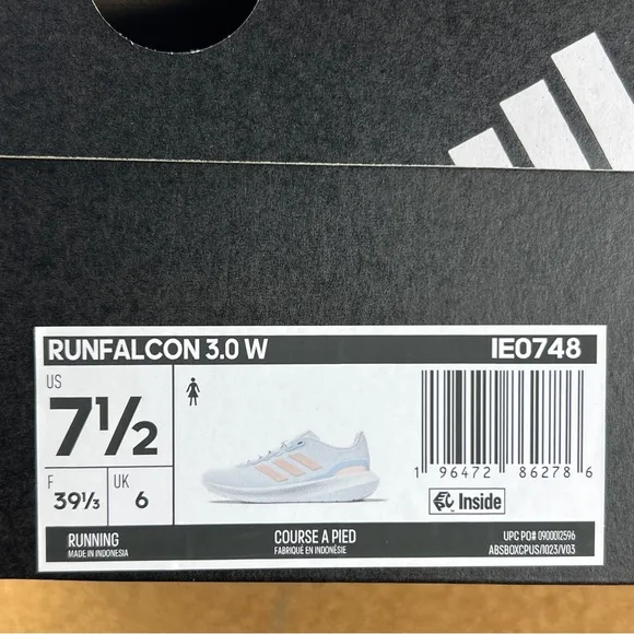 Adidas Runfalcon 3.0 Women's Light Blue Running shoes size 7.5