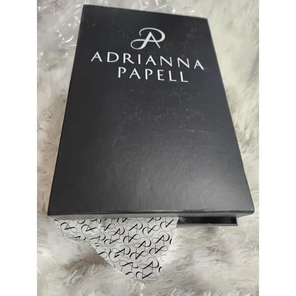 Adrianna Papell Frances Silver Frances  Mesh High Heel Shoes Pumps Size 8