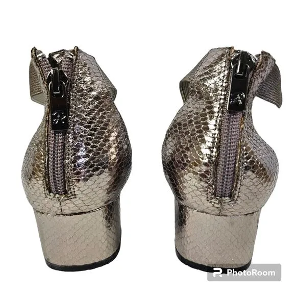 Adrianna Papell Teagan Beaded Block Heel Dress Sandal Size 10M, EU 40