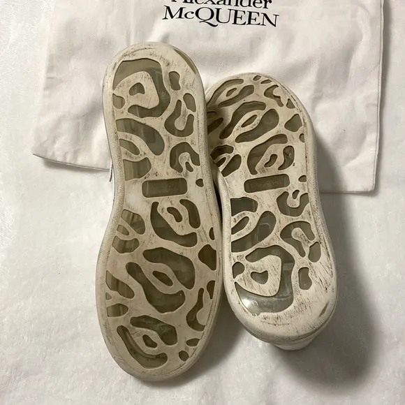 Alexander McQueen Oversized Men’s White Sneakers Size 41 (8)