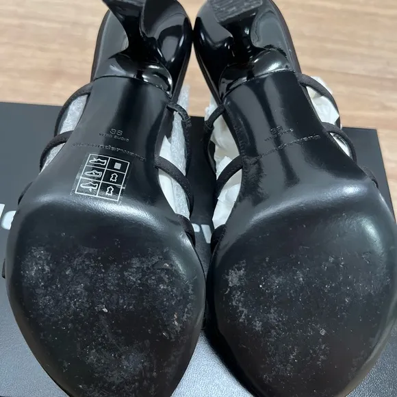 Alexander WangNala 105mm logo-plaque sandals