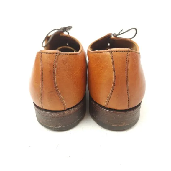 Alfred Sargent Made in England Bush Brogue Cap Toe Dress Shoes Size 8