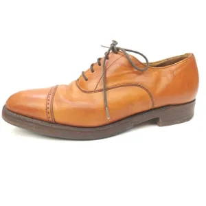 Alfred Sargent Made in England Bush Brogue Cap Toe Dress Shoes Size 8