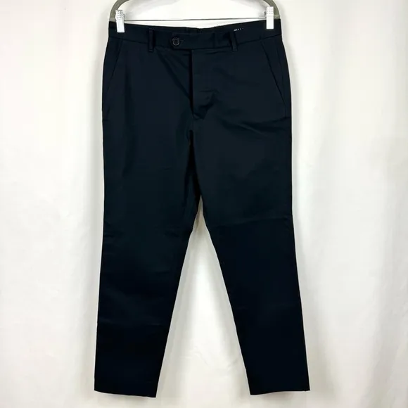 All Saints Mens Kato Trousers Sz 30x26 Cotton Slim Taper Fit Cropped Chino Pants