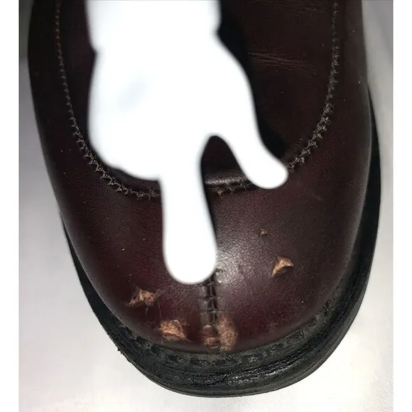 Allen Edmonds Brown Kennett Split Toe Dress Shoes Size 10.5D Style #9574