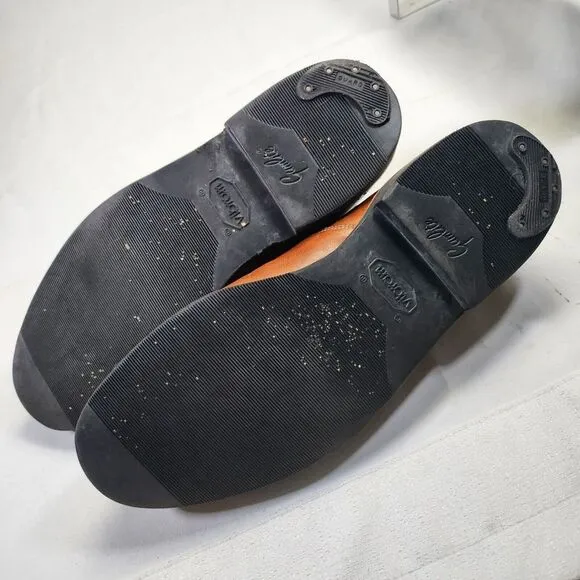 Allen Edmonds Brown‎ Leather Mens Dress Shoes With Lace-Up Closure &amp; Rubber Sole