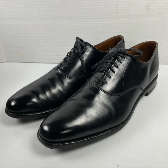 Allen Edmonds Carlyle Black Leather Plain Toe Dress Shoes Mens Size 13 B  Mens S