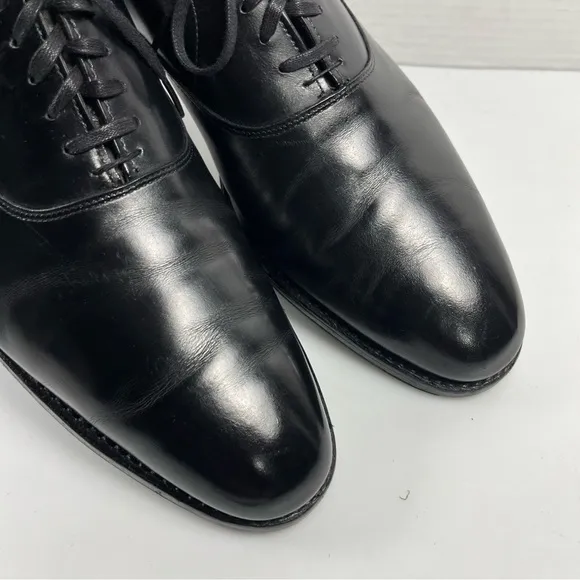 Allen Edmonds Carlyle Black Leather Plain Toe Dress Shoes Mens Size 13 B  Mens S