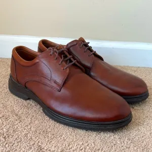 Allen Edmonds Commuter Brown Leather Derbies Dress Shoes