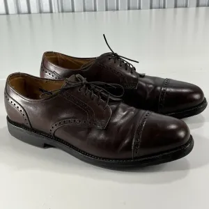 ALLEN EDMONDS Cordovan Leather Lace Up Oxford Shoes 10.5 AA Amazing Style!