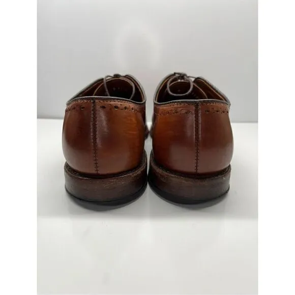Allen Edmonds Fairfax Walnut Whole Cut Brogue Oxford Dress Shoes Size 8D