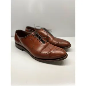 Allen Edmonds Fairfax Walnut Whole Cut Brogue Oxford Dress Shoes Size 8D