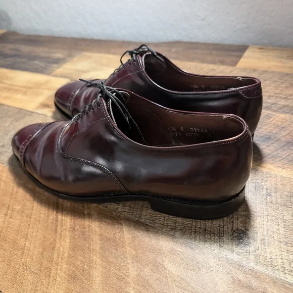 Allen Edmonds Fifth Avenue Cap Toe Oxford Dress Shoes Leather Sz 10.5 Brown
