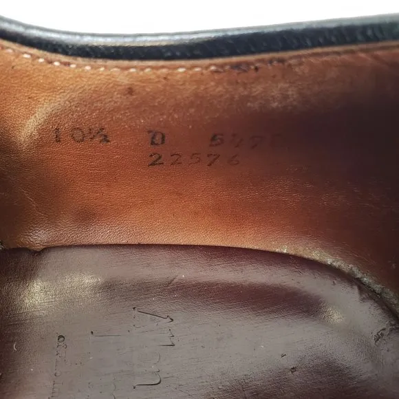 Allen Edmonds Fifth Avenue Cap Toe Oxford Dress Shoes Size 10.5D