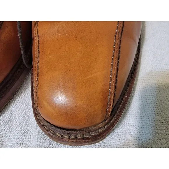 Allen Edmonds Hillcrest Blucher Dress Shoes Walnut Leather 11.5D Rubber Soles
