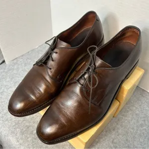 Allen Edmonds Kenilworth Dark Brown Dress Men’s Shoes 11D  Plain Toe Blucher