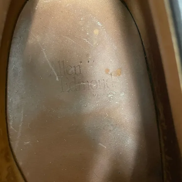 Allen Edmonds Made in USA Hersey Chili Split Moc Toe Lace Up Blucher Size 16 D