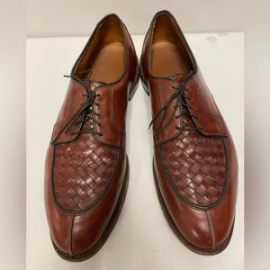 Allen Edmonds Made in USA Hersey Chili Split Moc Toe Lace Up Blucher Size 16 D