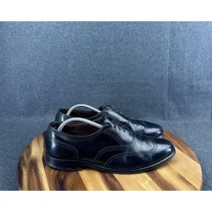 Allen Edmonds Marlow Black Leather Wingtip Oxford Dress Shoes 12 B
